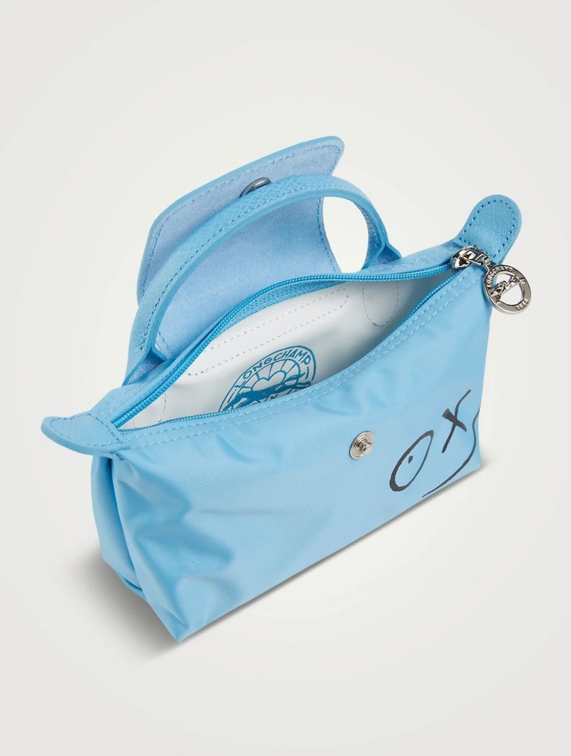 Longchamp x André Le Pliage Cosmetic Case