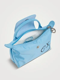 Longchamp x André Le Pliage Cosmetic Case