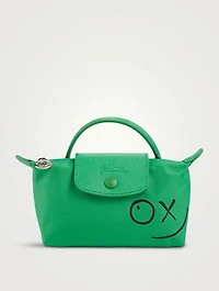 Longchamp x André Le Pliage Cosmetic Case