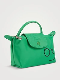 Longchamp x André Le Pliage Cosmetic Case