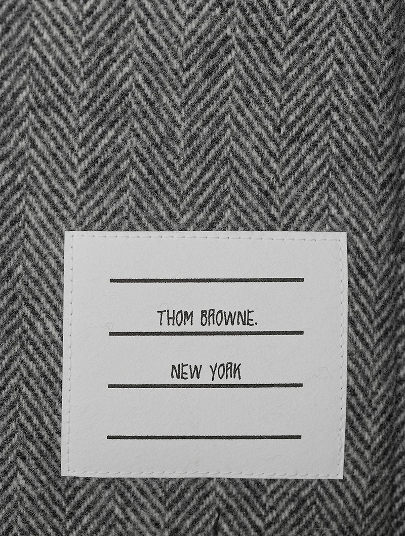 Reversible Herringbone Cardigan