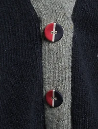 Donegal Oversized Wool And Mohair Cardigan