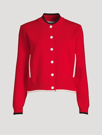 Merino Wool Bomber Jacket