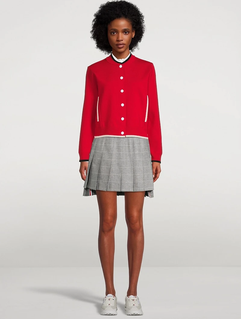 Merino Wool Bomber Jacket