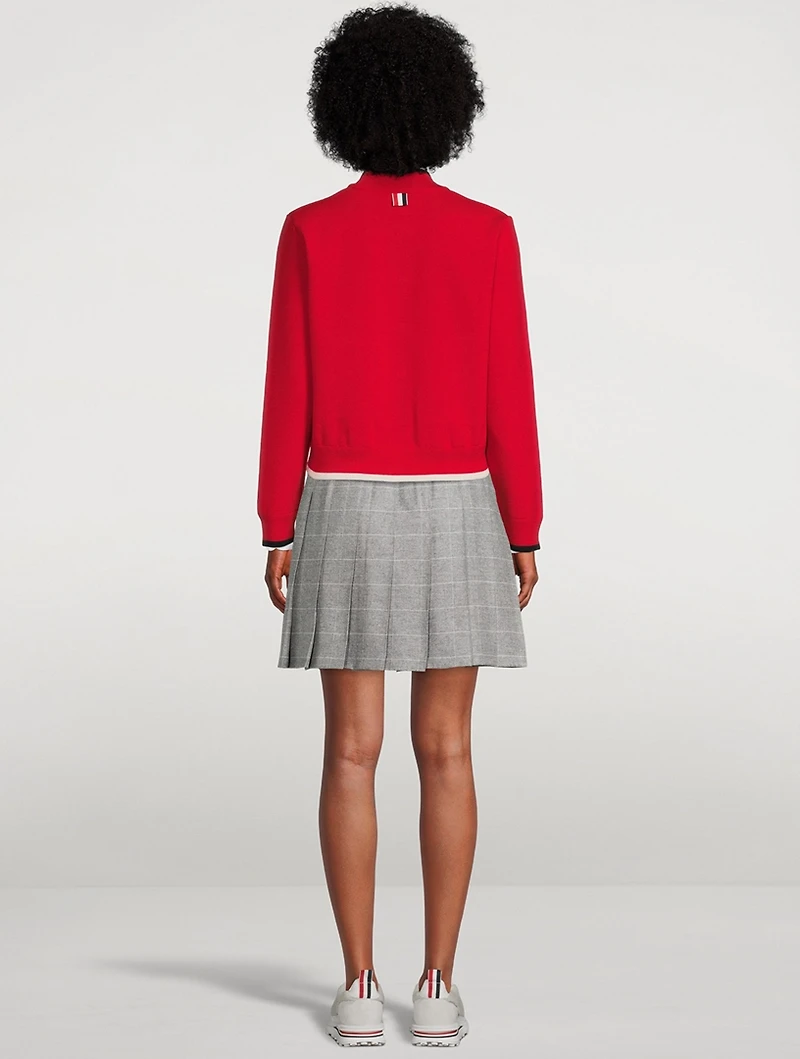 Merino Wool Bomber Jacket