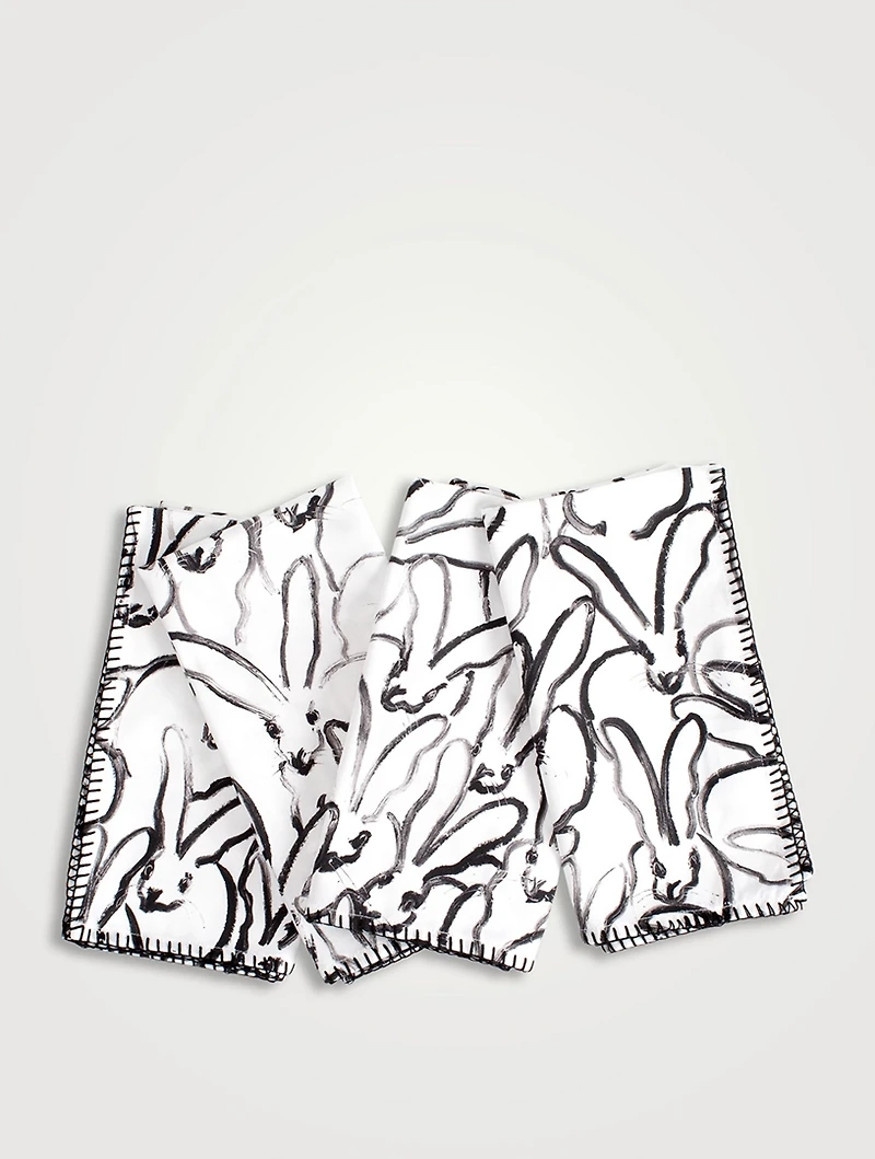 Rabbit Run Printed Cotton Napkin