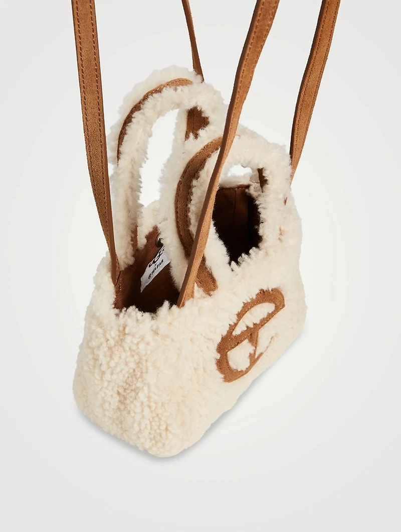 Telfar x UGG Small Reverse Shearling Shopping Bag