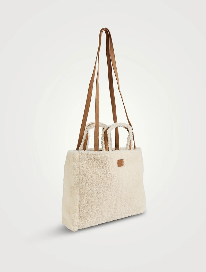 Telfar x UGG Medium Reverse Shearling Shopping Bag