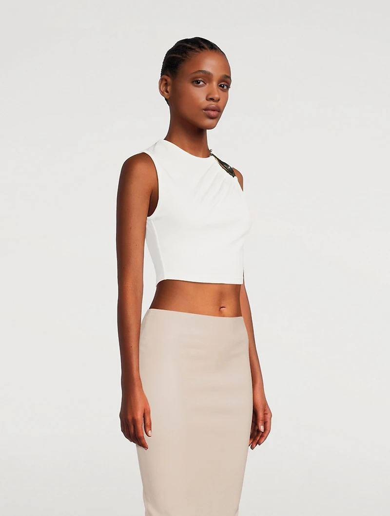 Moodstone Cropped Tank Top