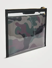 Safe Deposit PVC Case In Camo Print