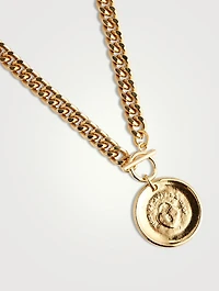 Riley 14K Gold Plated Pendant Necklace