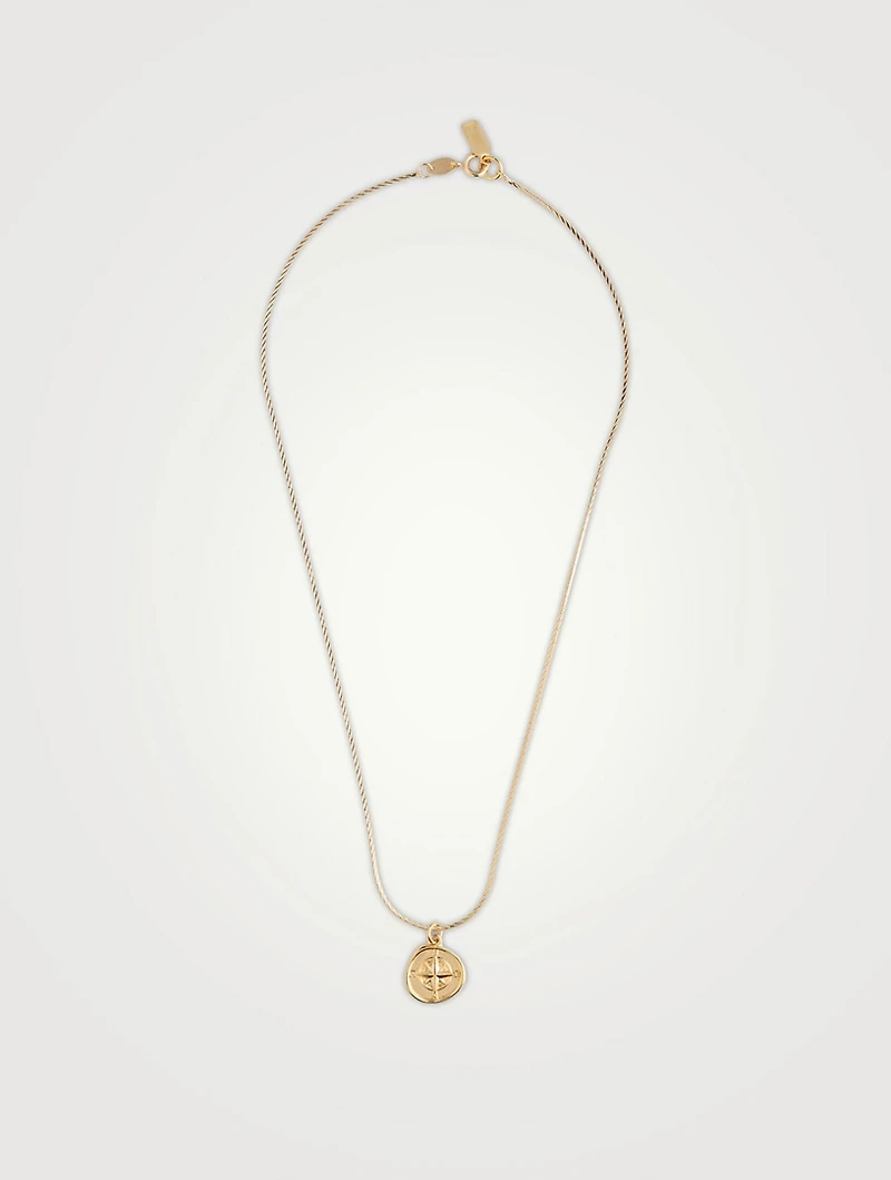 North 14K Gold Plated Pendant Necklace