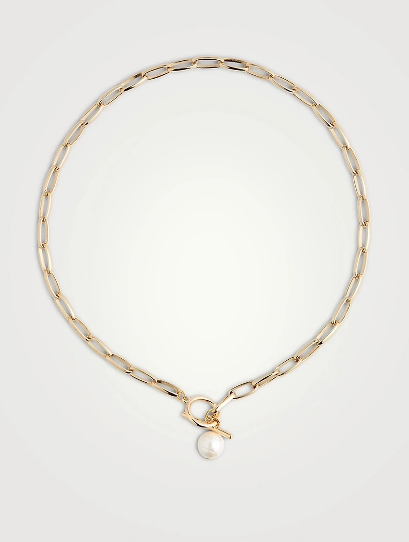 Sanibel 14K Gold-Filled Necklace With Pearl