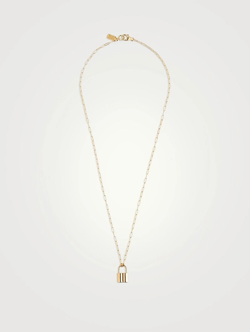 Liv 14K Gold Plated Pendant Necklace