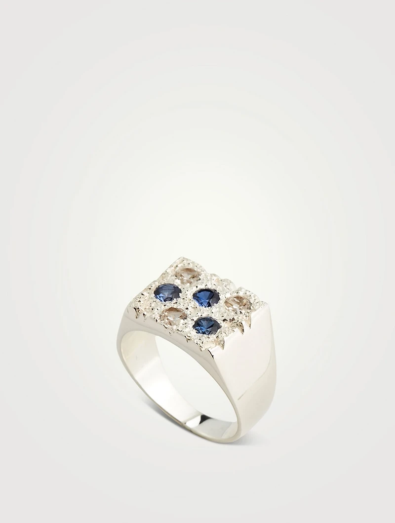 Rose Garden Signet Ring
