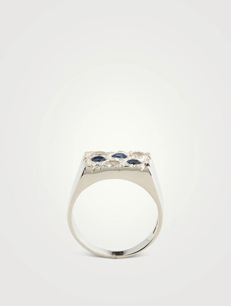 Rose Garden Signet Ring