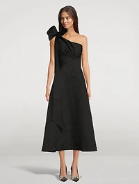 Malea One-Shoulder Midi Dress