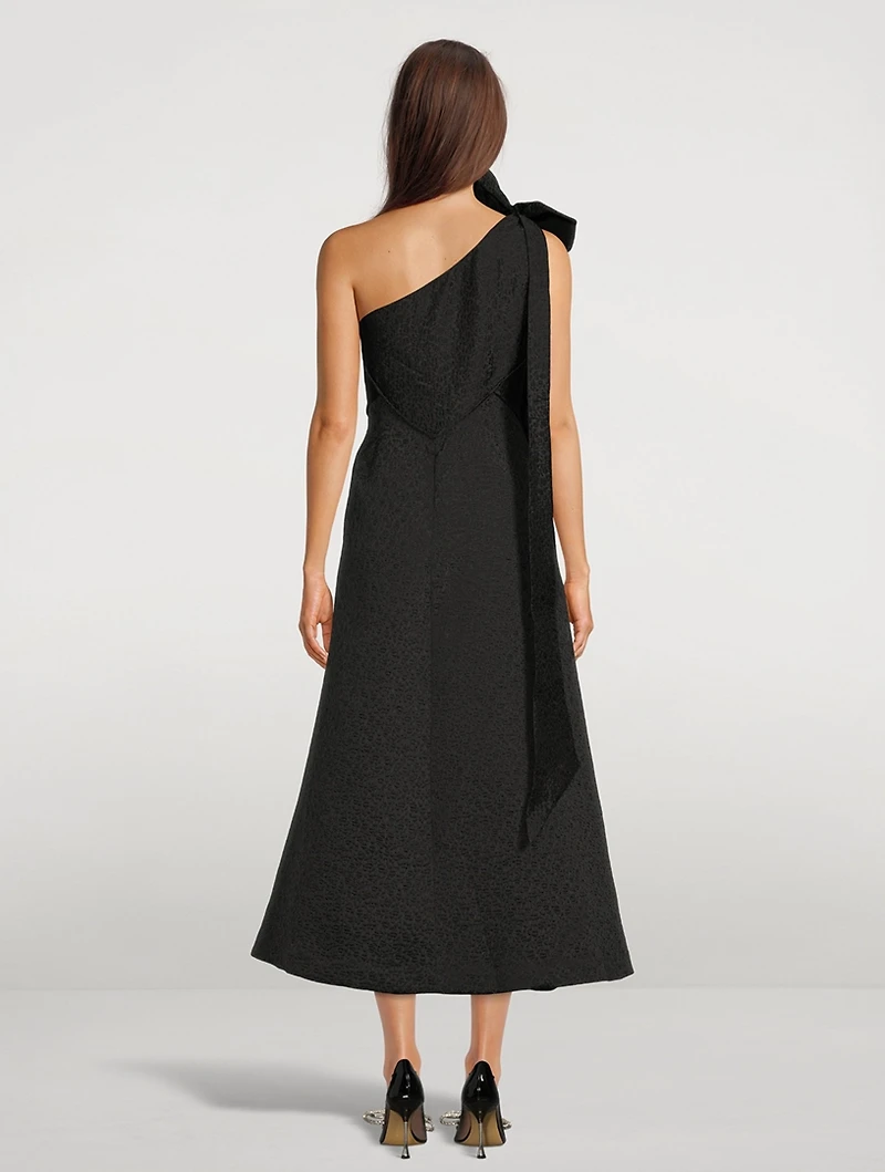 Malea One-Shoulder Midi Dress