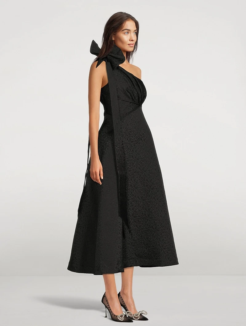 Malea One-Shoulder Midi Dress