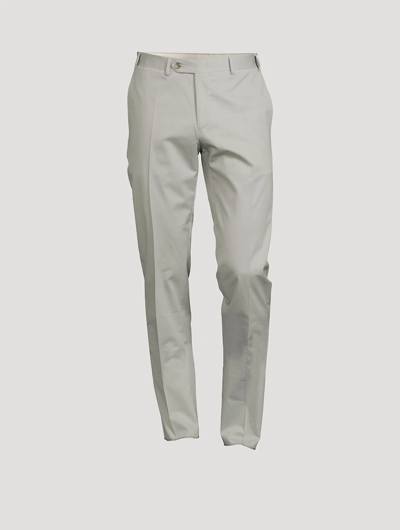 Wool Slim-Leg Pants