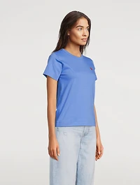 Small Embroidered Heart T-Shirt