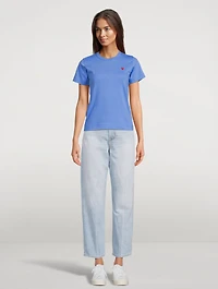Small Embroidered Heart T-Shirt