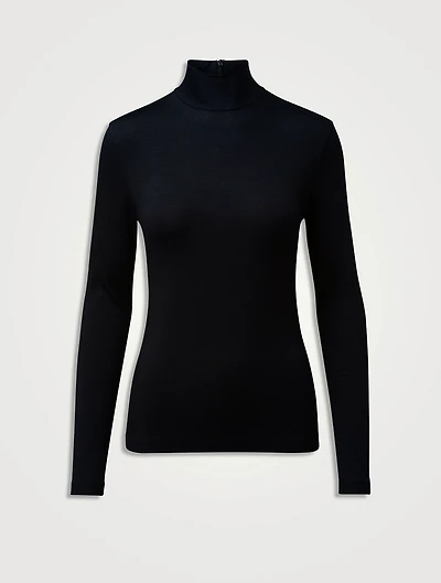 Stretch-Modal Turtleneck