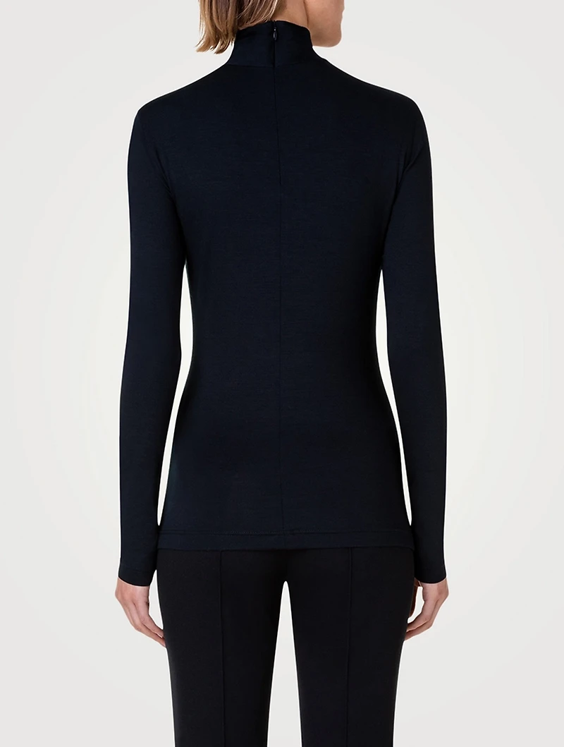 Stretch-Modal Turtleneck