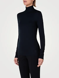 Stretch-Modal Turtleneck