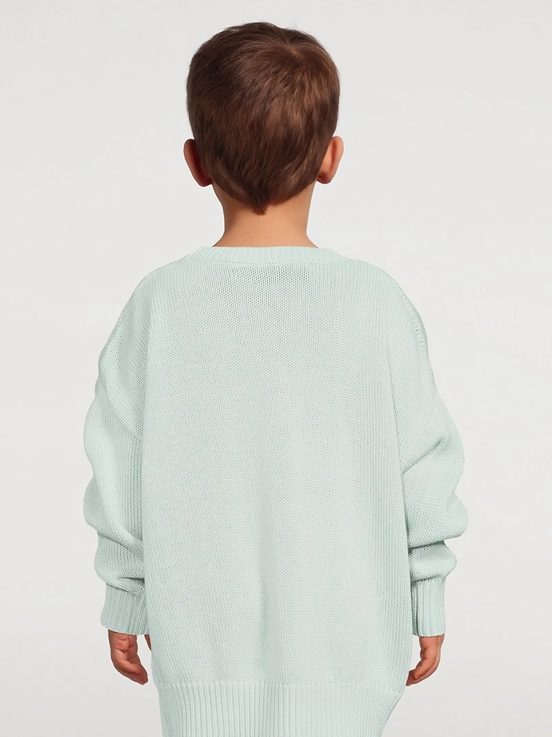 Cotton Logo Sweater
