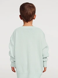 Cotton Logo Sweater