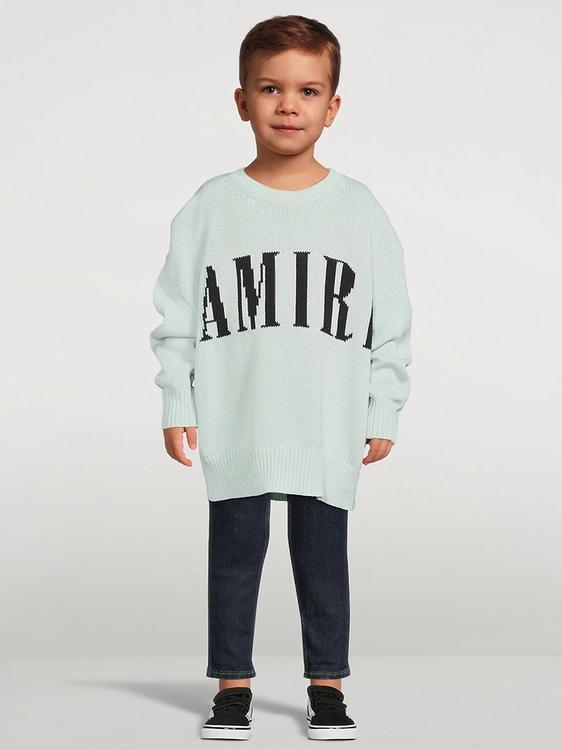 Cotton Logo Sweater