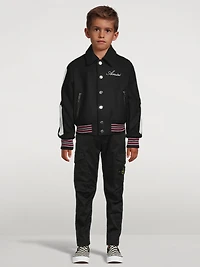 Bones Wool-Blend Varsity Jacket