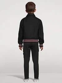 Bones Wool-Blend Varsity Jacket