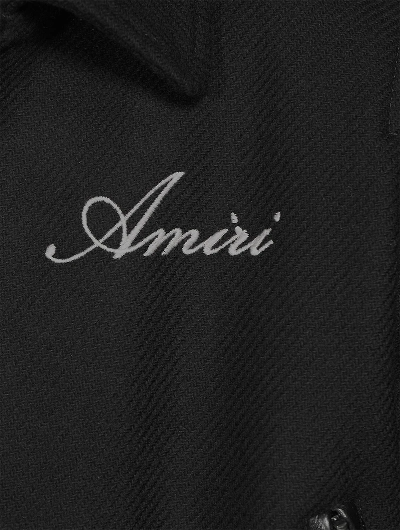 Bones Wool-Blend Varsity Jacket