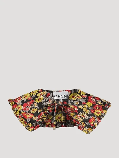 3D Jacquard Frill Collar