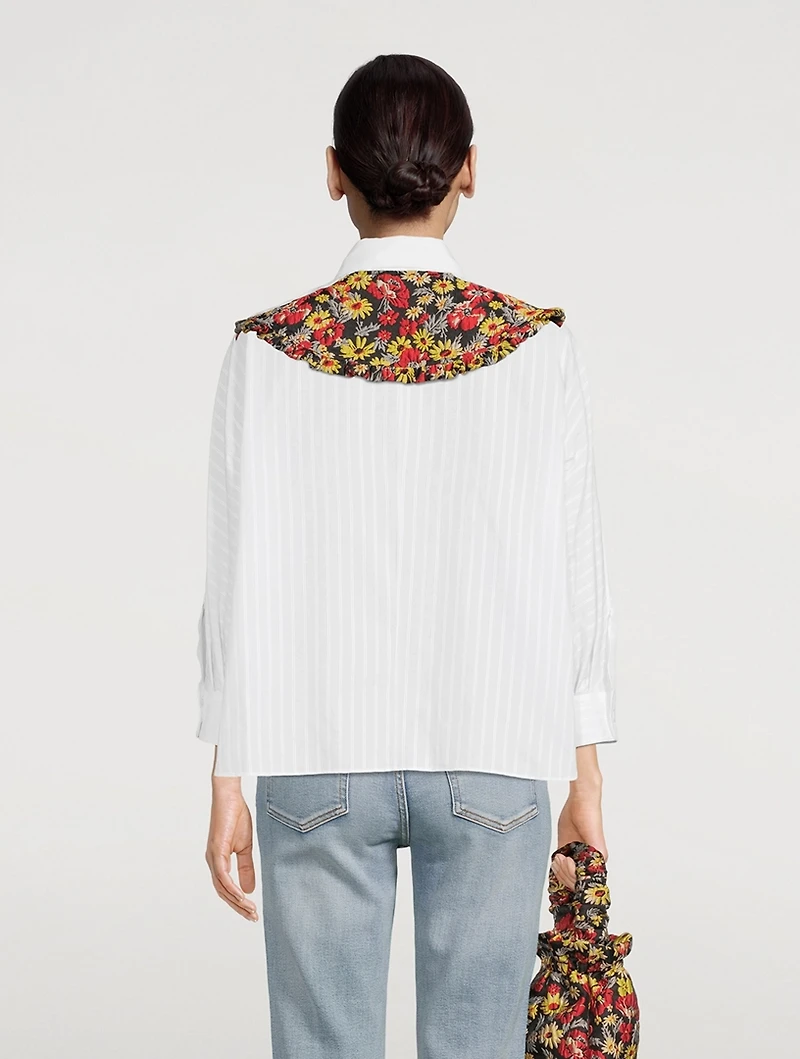 3D Jacquard Frill Collar