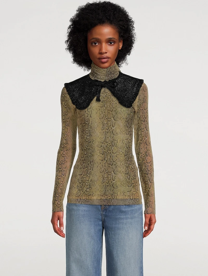Sparkle Frill Collar