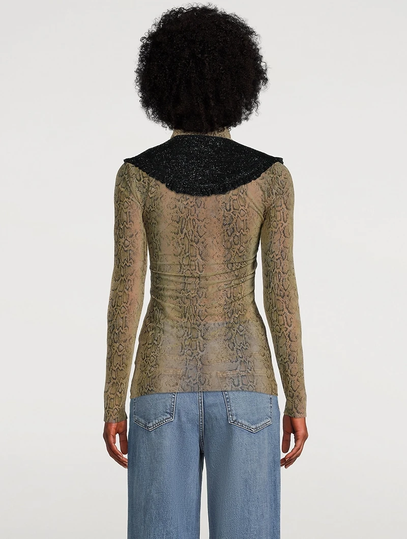 Sparkle Frill Collar
