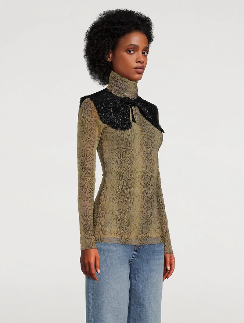 Sparkle Frill Collar