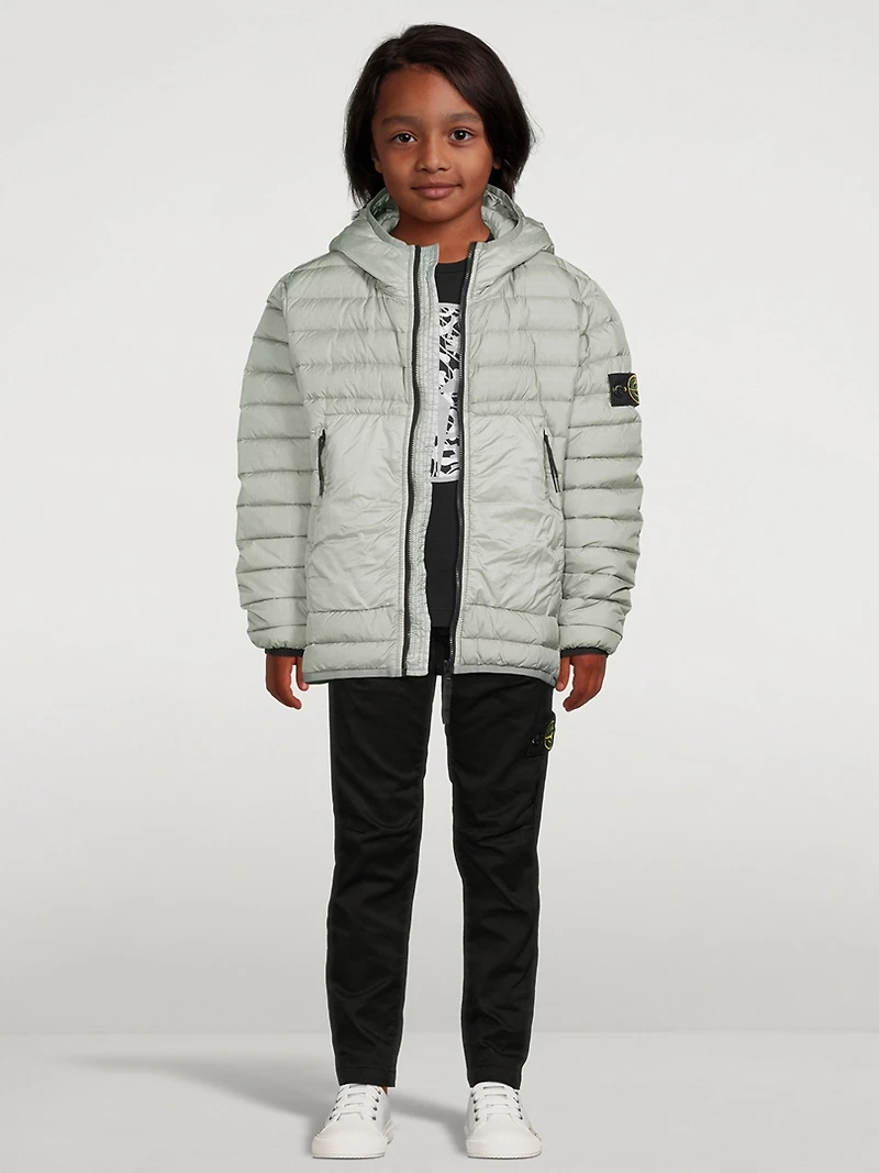 Nylon Down Puffer Jacket