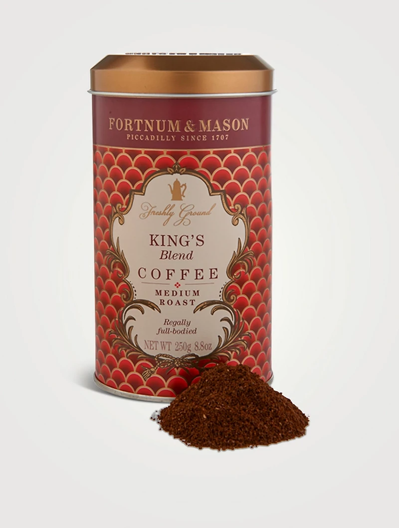 King's Blend Ground Coffee Tin
