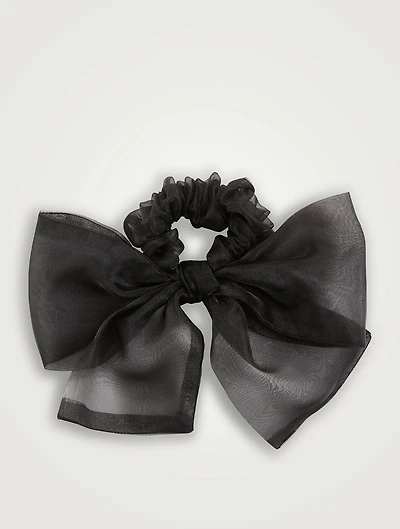 Chubby Organza Bow Scrunchie