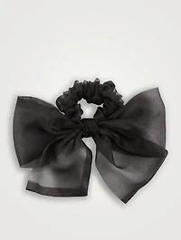 Chubby Organza Bow Scrunchie