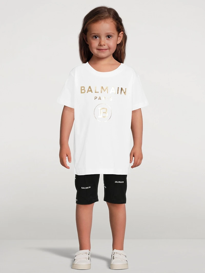 Kids Cotton B-Logo T-Shirt