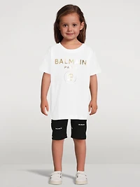 Kids Cotton B-Logo T-Shirt