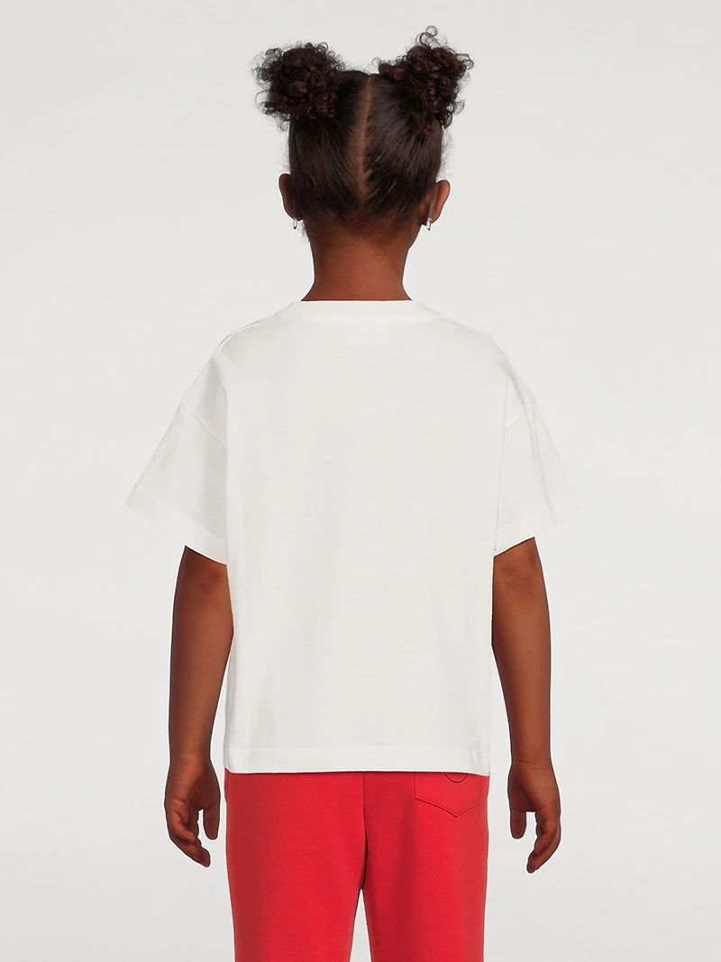 Kids Cotton Logo Sweatpants