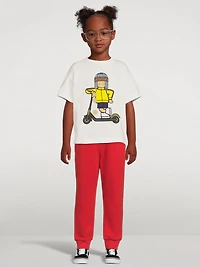Kids Cotton Logo Sweatpants