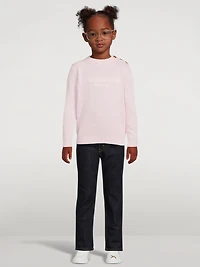Kids Wool-Blend Logo Sweater