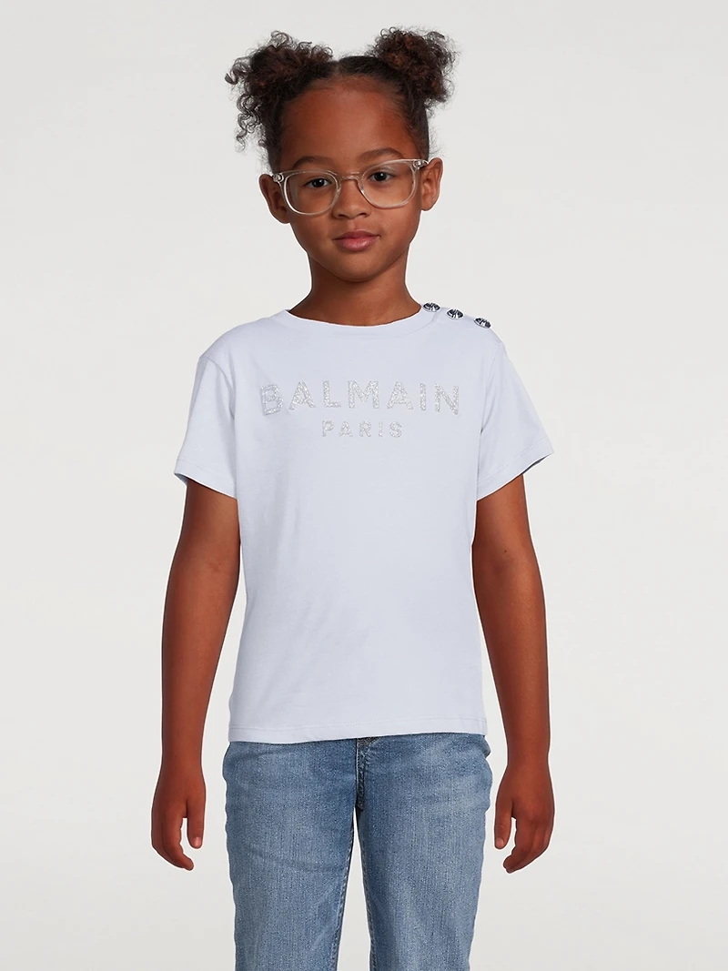 Kids Cotton Logo T-Shirt